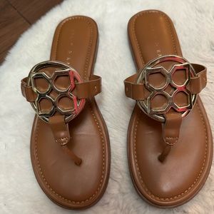 Kelly & Katie Dahlin Sandal cognac size 6.5